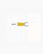 Ionnic Fork/ Spade Terminal 5mm Size - Vinyl Yellow