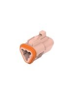 Deutsch DT06-3S-TN09/10 DT Series 3 Brown Socket Plug